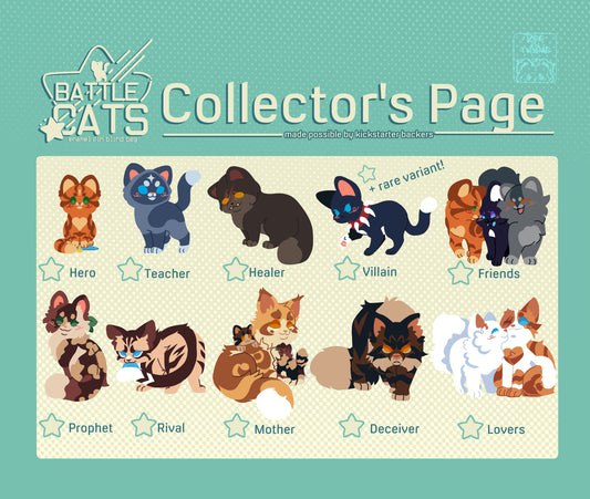 Battle Cats: Blind Bag Enamel Pins Vol 1.