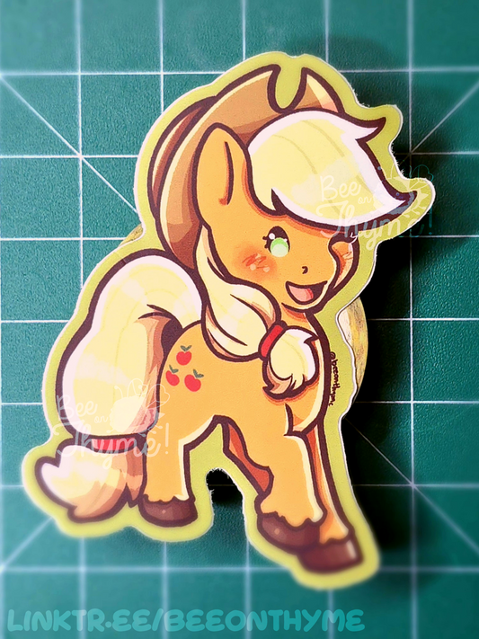 Apple Pony Vinyl Sticker