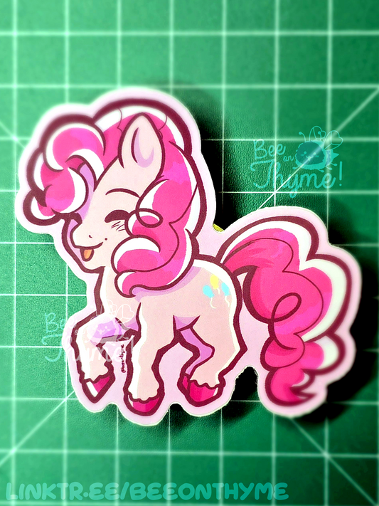 Party Pony Vinyl Sticker