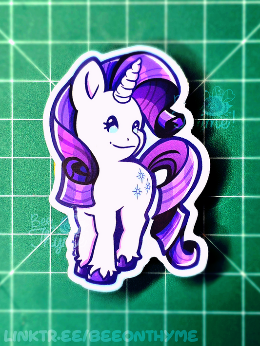 Gem Pony Vinyl Sticker
