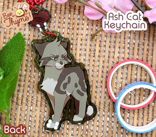 Battle Cats: Ash Cat Dangle Keychain