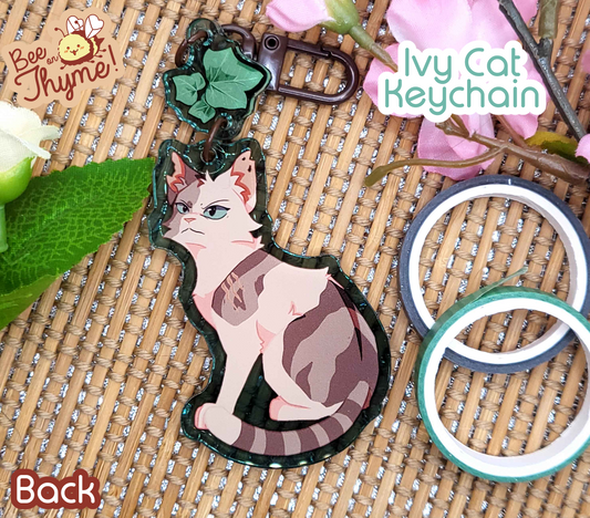 Battle Cats: Ivy Cat Dangle Keychain