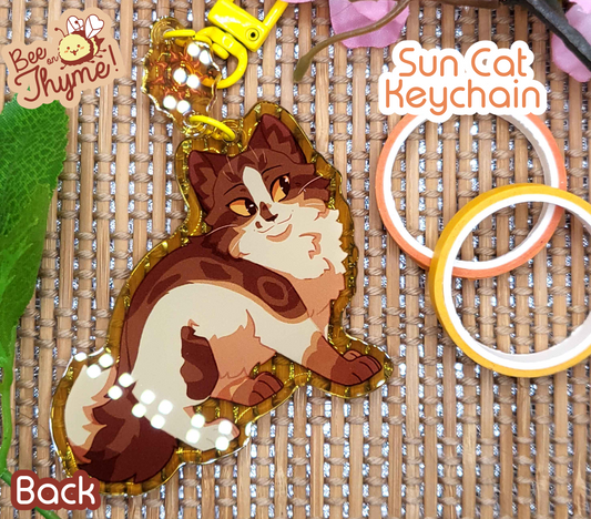 Battle Cats: Sun Cat Dangle Keychain
