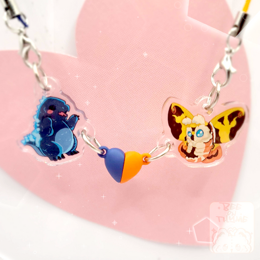 Kaiju Matching Phone Charms