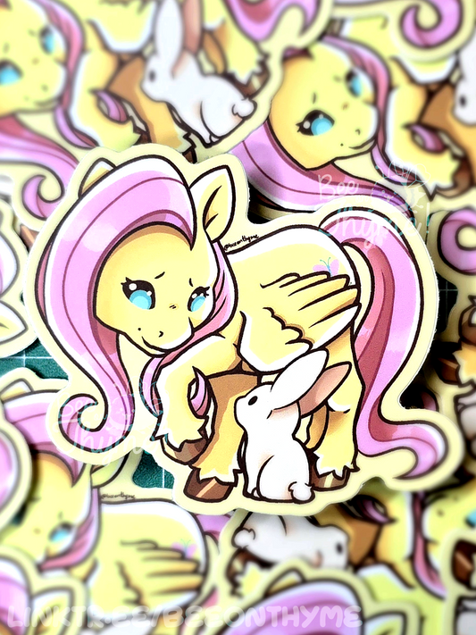 Shy Pony Vinyl Sticker