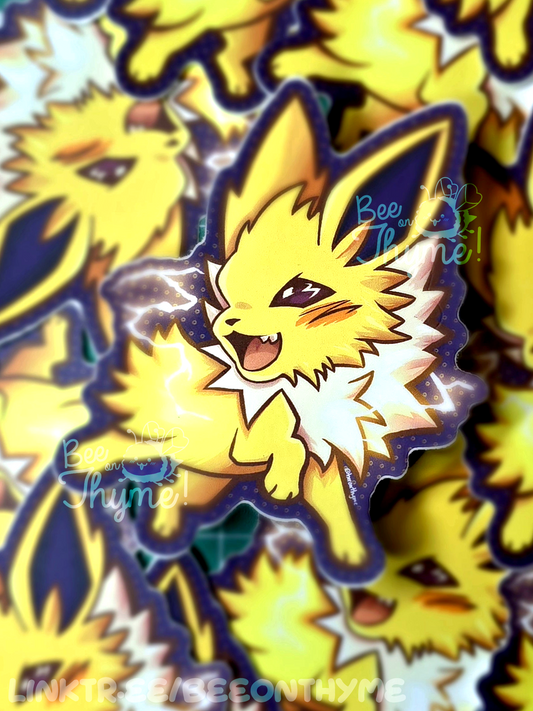 Electric Mon Vinyl Sticker