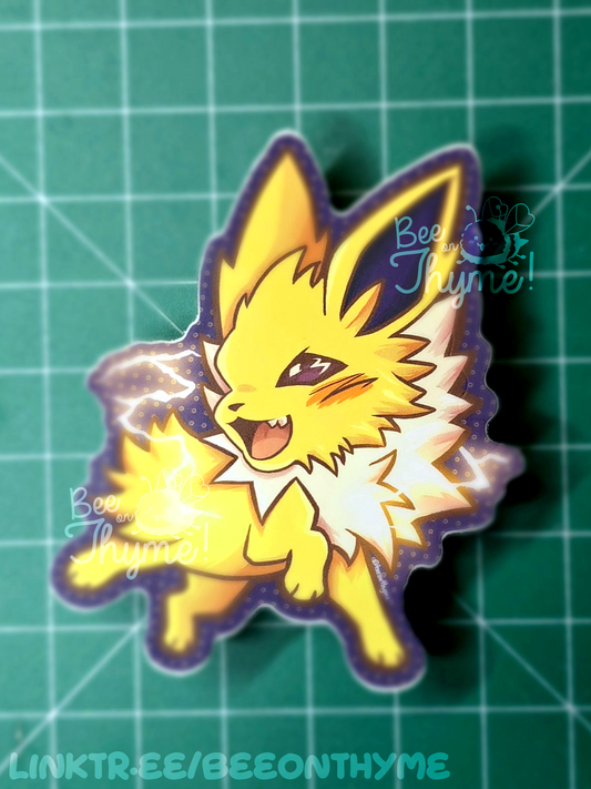 Electric Mon Vinyl Sticker