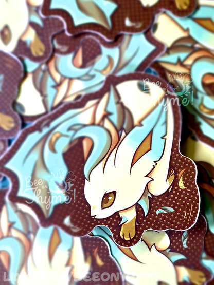 Grass Mon Vinyl Sticker