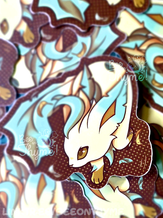 Grass Mon Vinyl Sticker