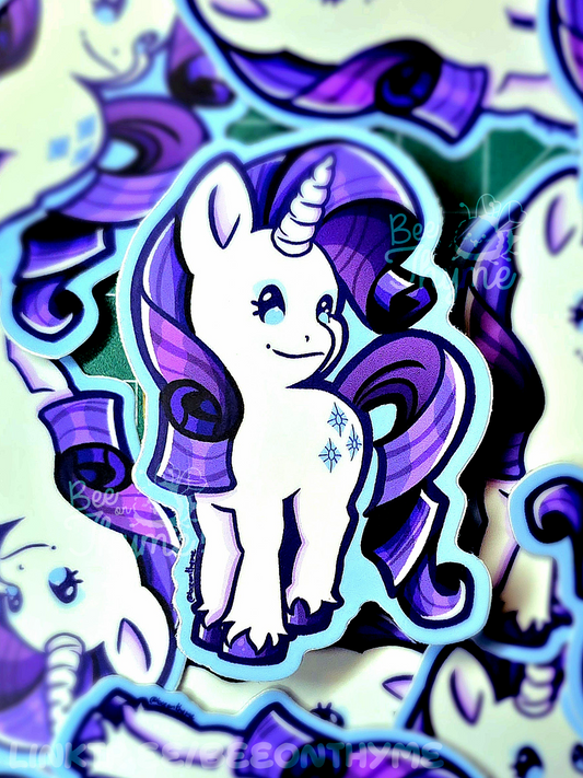 Gem Pony Vinyl Sticker