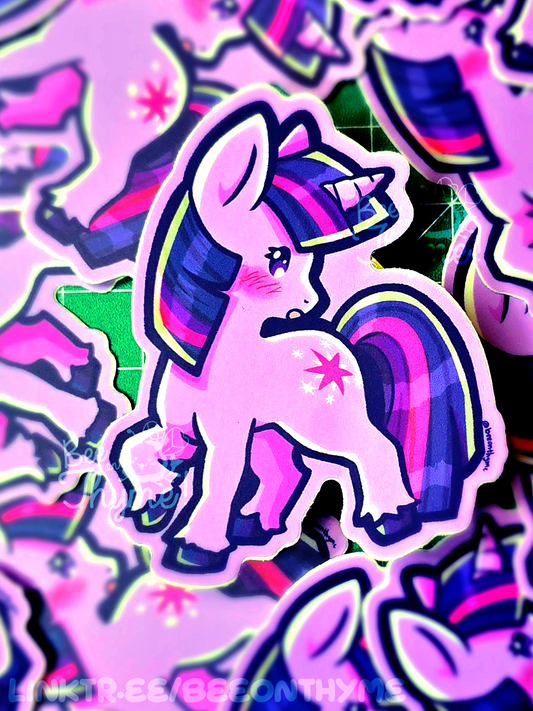 Twilight Pony Vinyl Sticker