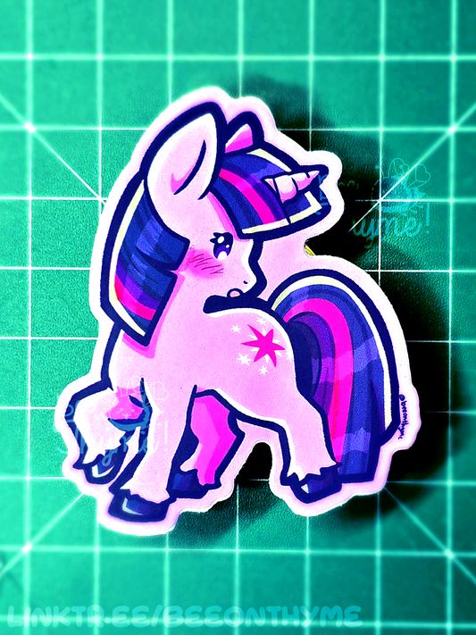 Twilight Pony Vinyl Sticker