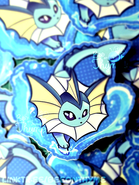 Water Mon Vinyl Sticker