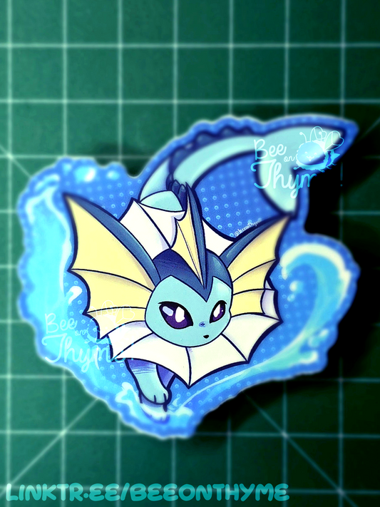 Water Mon Vinyl Sticker