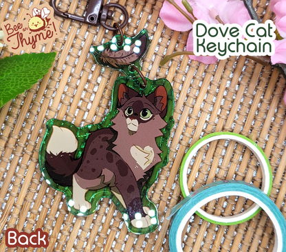 Battle Cats: Dove Cat Dangle Keychain