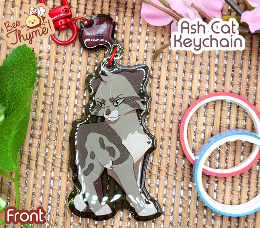 Battle Cats: Ash Cat Dangle Keychain