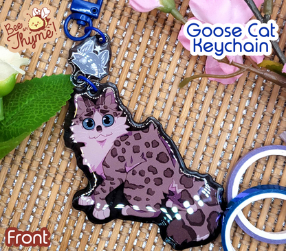 Battle Cats: Goose Cat Dangle Keychain