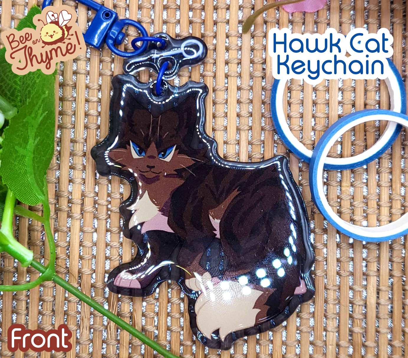 Battle Cats: Hawk Cat Dangle Keychain