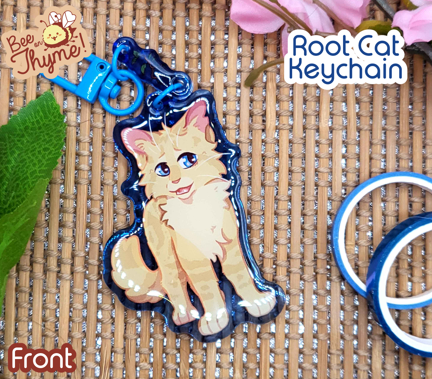 Battle Cats: Root Cat Dangle Keychain