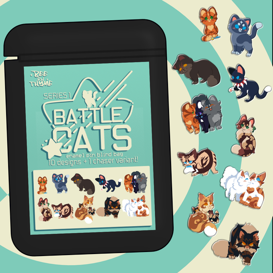 Battle Cats: Blind Bag Enamel Pins Vol 1.