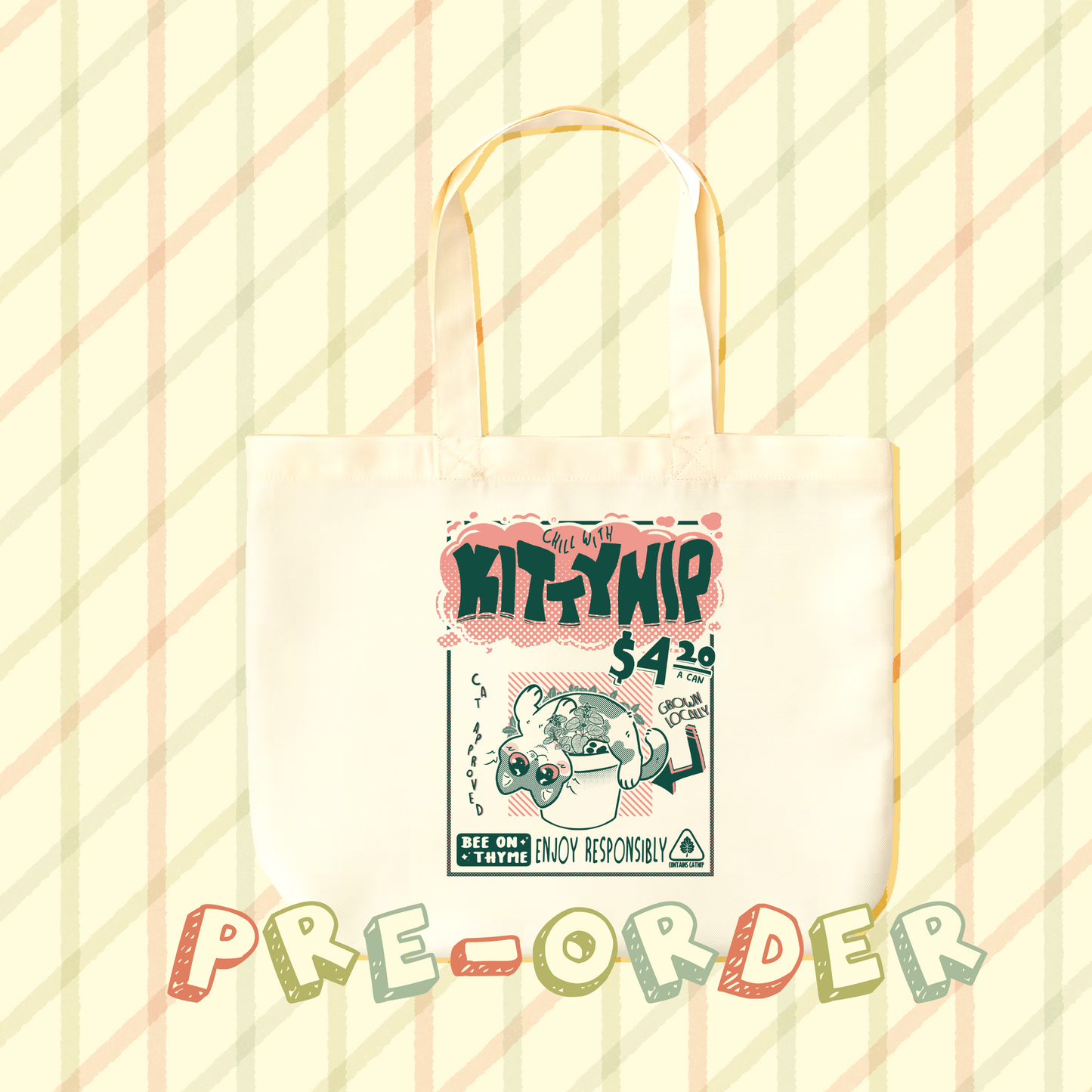Kittynips Tote Bag [Pre-Order]