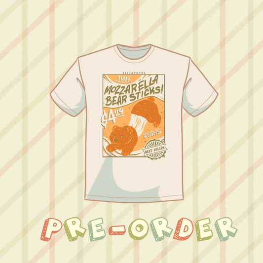 Mozzarella Bear Sticks Tee [Pre-Order]
